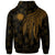 Nauru Zip up Hoodie Polynesian Wings Golden - Polynesian Pride