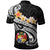 Tonga Custom Polo Shirt Tonga Seal Polynesian Patterns Plumeria (Black) - Polynesian Pride