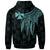 Wallis and Futuna Custom Hoodie Polynesian Wings Turquoise - Polynesian Pride