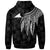 Tokelau Hoodie Polynesian Wings (White) - Polynesian Pride