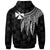 Wallis and Futuna Hoodie Polynesian Wings White - Polynesian Pride