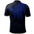 New Caledonia Polo Polynesian Wings Blue - Polynesian Pride