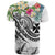 Wallis and Futuna Polynesian T Shirt Summer Plumeria (White) - Polynesian Pride