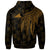 Tokelau Polynesian Zip up Hoodie Polynesian Wings (Golden) - Polynesian Pride