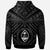 Guam Custom Zip up Hoodie Guam Seal With Polynesian Tattoo Style (Black) - Polynesian Pride