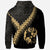 Tonga Hoodie Tonga Coat of Arms With Polynesian Tattoo Gold - Polynesian Pride