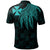 Wallis and Futuna Polo Polynesian Wings Turquoise - Polynesian Pride