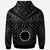 Cook Island Custom Zip up Hoodie Seal With Polynesian Tattoo Style (Black) - Polynesian Pride