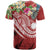 Nauru Polynesian T Shirt Summer Plumeria (Red) - Polynesian Pride