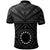 Cook Island Custom Polo Seal With Polynesian Tattoo Style (Black) - Polynesian Pride