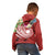 Nauru Polynesian Zip up Hoodie Summer Plumeria (Red) - Polynesian Pride