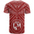 Tonga T Shirt Tonga Seal With Polynesian Tattoo Style (Red) - Polynesian Pride