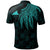 Tokelau Polynesian Custom Polo Polynesian Wings (Turquoise) - Polynesian Pride