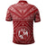 Tonga Polo Shirt Tongan Seal With Polynesian Tattoo Style (Red) - Polynesian Pride