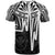 Hawaii Custom T Shirt Kanaka Maoli With Polynesian Pattern In Heartbeat Style (Black,White) - Polynesian Pride