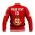 (Custom Text and Number) Kolisi Tonga College Atele Baseball Jacket 140 Years Anniversary Tongan Ngatu LT13 - Polynesian Pride