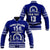 (Custom Text and Number) Tonga Tupou College Toloa Baseball Jacket 156 Years Anniversary Tongan Ngatu LT13 Unisex Blue - Polynesian Pride