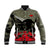 (Custom Personalised) New Zealand ANZAC 2022 Baseball Jacket Maori Camouflage LT14 - Polynesian Pride