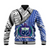 Samoa Baseball Jacket Samoan Pattern Newest LT13 Unisex Blue - Polynesian Pride