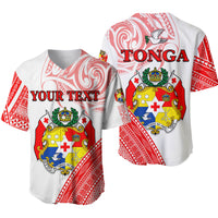 (Custom Personalised) Tonga Baseball Jersey Tongan Pattern Blithesome LT13 - Polynesian Pride