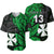 (Custom Text and Number) Wallis and Futuna Baseball Jersey Enjoy Polynesian Flowers Version Green LT13 Green - Polynesian Pride