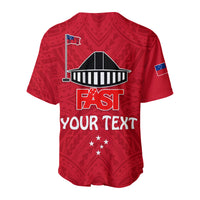 (Custom Personalised) F.A.S.T Samoa Baseball Jersey We Ready Polynesian Samoan LT13 - Polynesian Pride