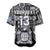 (Custom Text and Number) Fiji Rugby Baseball Jersey Flying Fijians Black Tapa Pattern LT13 - Polynesian Pride