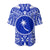 Chuuk Baseball Jersey Micronesia Simple Pattern White LT13 - Polynesian Pride