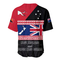 Papua New Guinea and New Zealand Baseball Jersey Maori PNG and NZ LT13 - Polynesian Pride