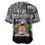 Fiji Rugby Baseball Jersey Flying Fijians Black Tapa Pattern LT13 - Polynesian Pride