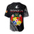 Tonga Baseball Jersey Tongan Pattern Blithesome Version Black LT13 - Polynesian Pride