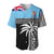 Fiji Tapa Pattern Baseball Jersey Coconut Tree LT13 - Polynesian Pride