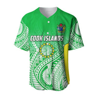 (Custom Text and Number) Cook Islands Baseball Jersey Pattern Be Unique LT13 - Polynesian Pride