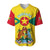 Grenada Baseball Jersey Power Grenada Mix Coat of Arms LT13 Art - Polynesian Pride