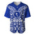 Chuuk Baseball Jersey Micronesia Simple Pattern LT13 - Polynesian Pride