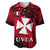 Uvea Chiefdom Wallis et Futuna Baseball Jersey Polynesian Pattern and Flag LT13 Unisex Red - Polynesian Pride