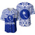 Chuuk Flag Baseball Jersey Micronesia Style Blue LT13 - Polynesian Pride