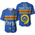 (Custom Personalised) Tafea Province Baseball Jersey Vanuatu Pig Tusk Polynesian Flag Style LT14 Blue - Polynesian Pride