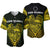 Cook Islands Pattern Baseball Jersey Always In My Heart LT13 Black - Polynesian Pride