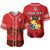 (Custom Personalised) Tonga Rugby MMT Baseball Jersey Mix Tongan Coat Of Arms LT13 Red - Polynesian Pride