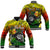 (Custom Personalised) The Shaka Hawaii Baseball Jacket Tropical Flowers Reggae Version LT13 Unisex Reggae - Polynesian Pride