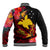 (Custom Personalised) Papua New Guinea Baseball Jacket Bird of Paradise LT13 - Polynesian Pride