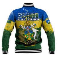 Solomon Islands Baseball Jacket Happy 44th Independence Anniversary Polynesian Pattern LT14 - Polynesian Pride