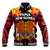 (Custom Personalised) Papua New Guinea Baseball Jacket PNG Bird Of Paradise Polynesian Pattern LT14 - Polynesian Pride