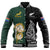 (Custom Text and Number) South Africa Protea and New Zealand Fern Baseball Jacket Rugby Go Springboks vs All Black LT13 - Polynesian Pride