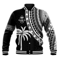 (Custom Text and Number) Fiji Rugby Sevens Baseball Jacket Fijian 7s Tapa Polynesian LT13 - Polynesian Pride