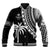 Fiji Rugby Sevens Baseball Jacket Fijian 7s Tapa Polynesian LT13 Unisex Black - Polynesian Pride