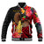 (Custom Personalised) Papua New Guinea Baseball Jacket Bird of Paradise LT13 - Polynesian Pride