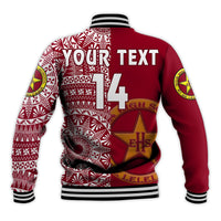 (Custom Text And Number) Tonga Eua High School Baseball Jacket Class Of Year Tongan Ngatu Pattern LT14 - Polynesian Pride