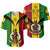 (Custom Text and Number) Vanuatu Baseball Jersey Pig Tusk Polynesian LT13 Yellow - Polynesian Pride